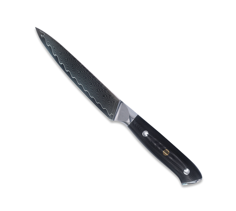 Лезвие из дамасской стали HS1072 + деревянная ручка