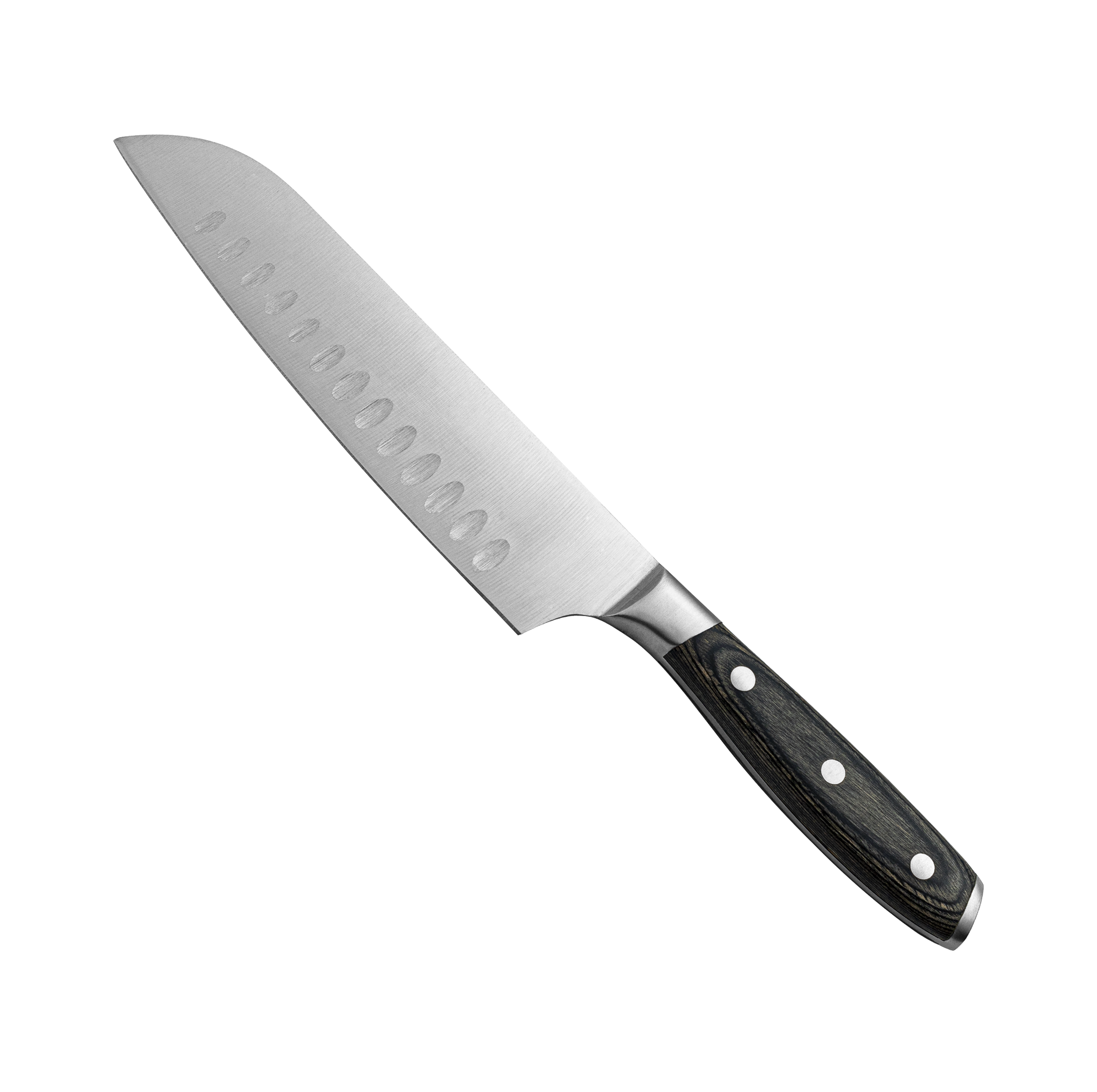 HS3009 6шт Высококачественный набор кованых кухонных ножей с ореховой ручкой из дерева акации + акри