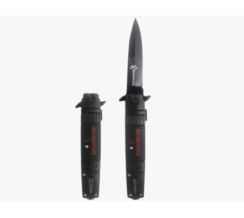 Автоматический нож S2029 OTF, Тактический карманный нож EDC из нержавеющей стали с черным покрытием