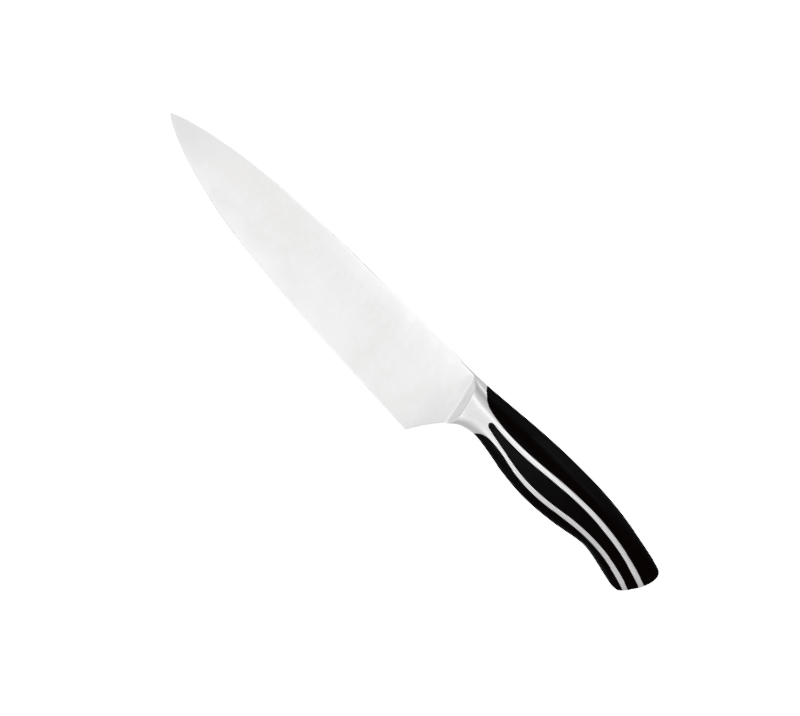 D-D003B-8PCS Ergonomic Handle High Carbon Stainless Steel Chef Knives for Home Kitchen